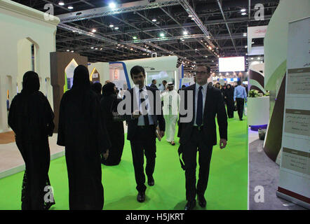 Dubai, United Arab Emirates. 18th Oct, 2016. Smart traffic and virtual reality housing are among the citizen services at GITEX Technology Week that show the UAE government at the forefront of global innovation and enhancing daily lives. Credit:  Robert Oswald Alfiler/Pacific Press/Alamy Live News Stock Photo