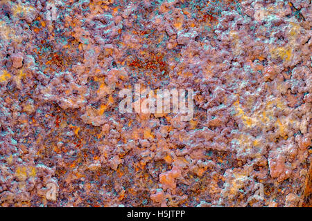 Very heavy corroded and rusty iron plate surface Stock Photo