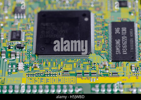 Computer Circuit Board Stock Photo