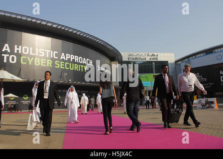 Dubai, United Arab Emirates. 17th Oct, 2016. Trixie LohMirmand, the Senior Vice-President for Exhibitions and Events Management at the Dubai World Trade Centre, which hosts GITEX Technology Week, sees strong parallels between Singapore and Dubai. © Robert Oswald Alfiler/Pacific Press/Alamy Live News Stock Photo
