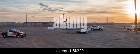 Eloy, Arizona - The Eloy Detention Center, a privately-owned prison that houses immigration detainees. Stock Photo