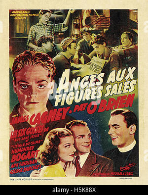 Angels With Dirty Faces - Movie Poster Stock Photo