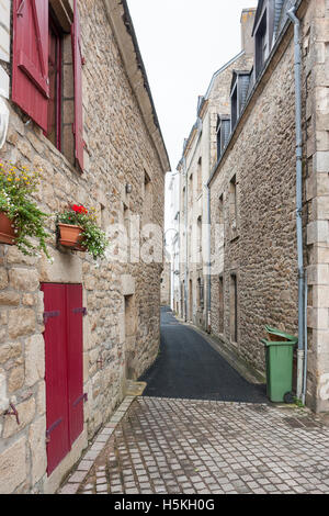 town named Carnac in the Morbihan department in Brittany, France Stock Photo