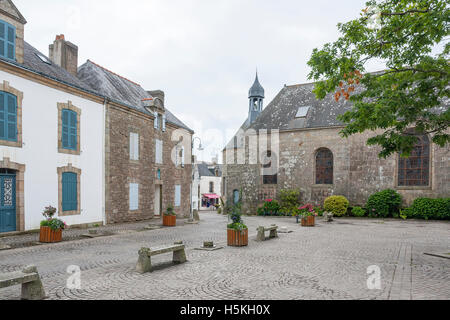 town named Carnac in the Morbihan department in Brittany, France Stock Photo