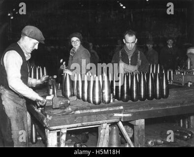 The Shell Department at the Elswick Works Stock Photo