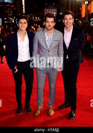 The Schemes attending the Jack Reacher: Never Go Back European Premiere at Cineworld Leicester Square, London. Stock Photo
