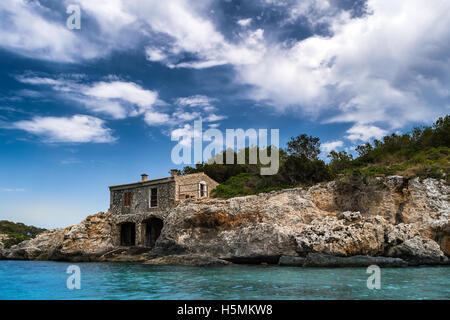 Cala Mondrago, Natural park Mondrago, Santanyi, Malorca, Spain Stock Photo