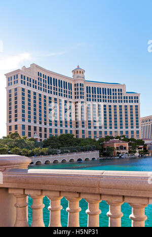 The Bellagio Hotel and Casino on the Las Vegas Strip Stock Photo