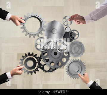 Teamwork and integration concept Stock Photo