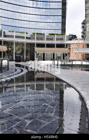 Piazza Gae Aulenti, Milan, Italy Stock Photo