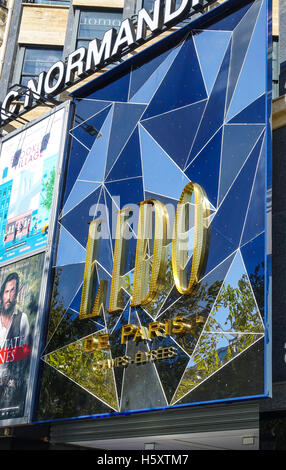 World famous Lido Club in Paris - French Cabaret Stock Photo