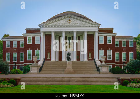 Louisville, Kentucky, USA -Sept. 18, 2016: The University of Louisville (UofL) is a public university in Louisville, KY. Grawemeyer Hall. Stock Photo