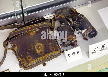 North Korean Spy Ship displayed at Japan Coast Guard Museum Yokohama Japan Stock Photo