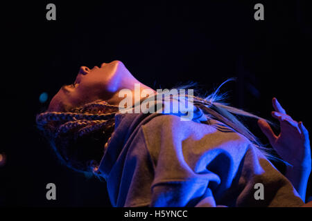 London, UK. 22nd October, 2016. MØ performs at The Roundhouse on October 22, 2016 in London, England. Credit:  Michael Jamison/Alamy Live News Stock Photo