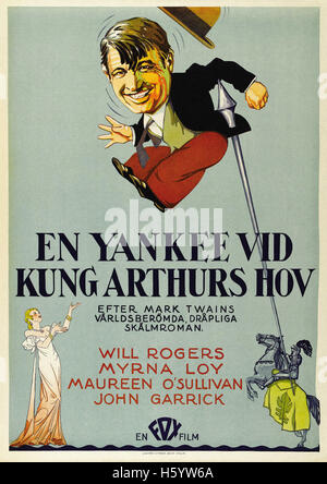 A Connecticut Yankee (1931) - Movie Poster Stock Photo