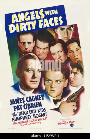 Angels With Dirty Faces - Movie Poster Stock Photo