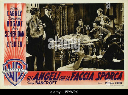 Angels With Dirty Faces - Italian Movie Poster Stock Photo