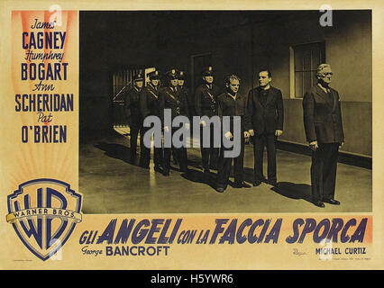 Angels With Dirty Faces - Italian Movie Poster Stock Photo