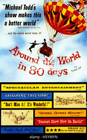 Around the World in 80 Days - Movie Poster Stock Photo