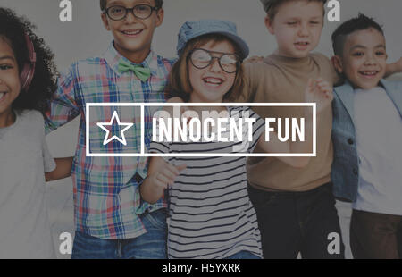 Kids Innocent Adorescence Young Youth Concept Stock Photo