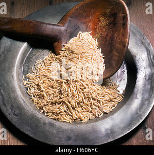 brown rice Stock Photo