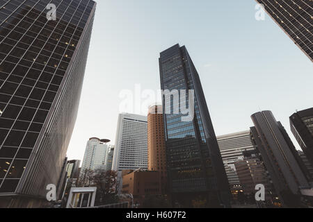 Osaka, Japan - December 1, 2015: Kita District in Osaka The Kita district, also known as Umeda, is one of Osaka's two main city Stock Photo