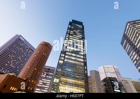 Osaka, Japan - December 1, 2015: Kita District in Osaka The Kita district, also known as Umeda, is one of Osaka's two main city Stock Photo