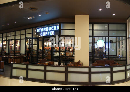 CHIANGMAI, THAILAND -OCTOBER 21 2016:  Starbucks coffee Inside of Central Festival Chiangmai. New Business Plaza of Chiangmai. Stock Photo