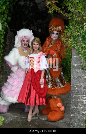 Cinderella Pantomime Press Photo Shoot Stock Photo