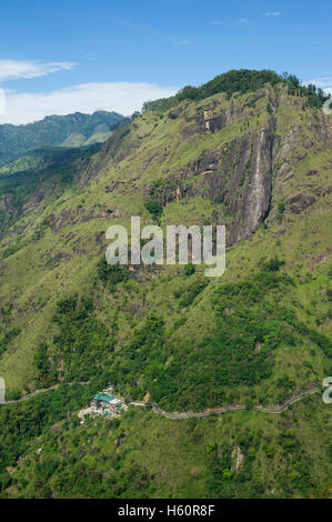 View of Ella Rock seen from Little Adam's Peak, Ella, Sri Lanka Stock Photo