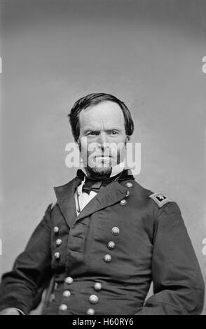 Major General William T. Sherman, Portrait, 1860's Stock Photo