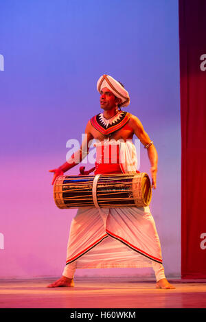 Traditional Kandyan dance show, Kandy, Sri Lanka Stock Photo