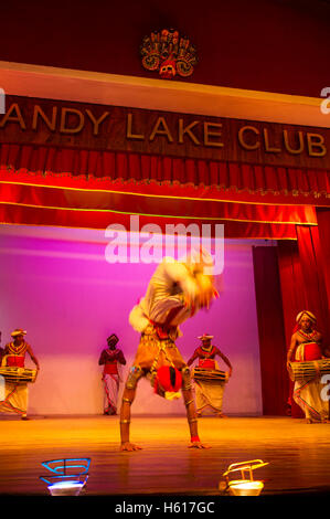 Traditional Kandyan dance show, Kandy, Sri Lanka Stock Photo