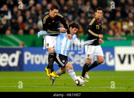 Lionel Messi, football match Germany vs. Argentina 0:1 in the Allianz-Arena, Munich, Bavaria Stock Photo