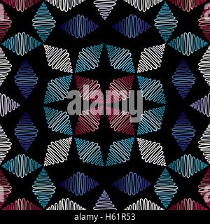 Abstract hand drawn pattern. Vector seamless background. Modern stylish texture. Stock Vector