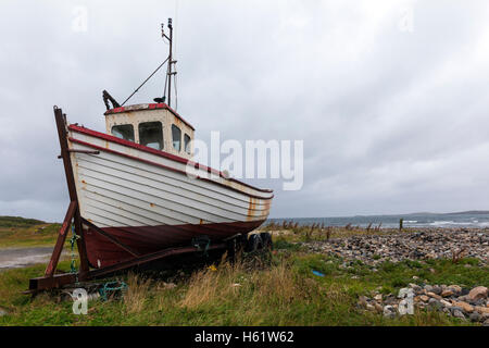 Fishing boat in Meenlaragh Donogal Couny, Ireland Stock Photo