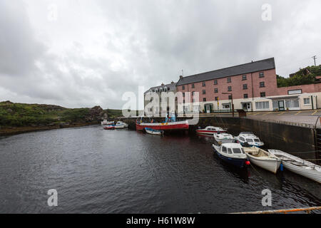 Bunbeg pier, Co. Donegal, Ireland Stock Photo