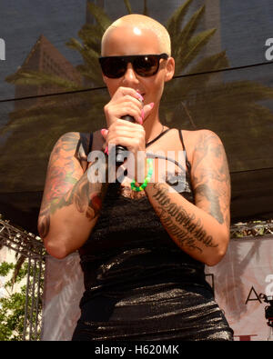 Amber Rose aka Amber Levonchuck attends the Amber Rose SlutWalk LA at