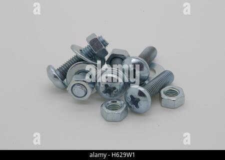 Nuts and bolts. Stock Photo