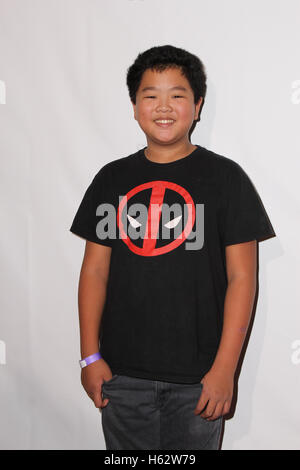 Culver City, Ca. 23rd Oct, 2016. Hudson Yang attends the Elizabeth Glaser Pediatric AIDS Foundation's 27th annual A Time for Heroes Family Festival at Smashbox Studios on October 23, 2016 in Culver City, California. ( Credit:  Parisa Afsahi/Media Punch)./Alamy Live News Stock Photo