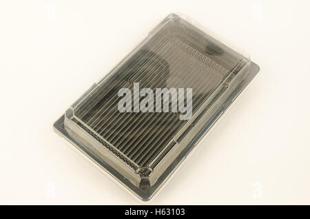 Plastic container for food Stock Photo
