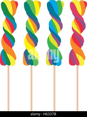 Blue And White Candy Abstract Spiral Background Vector Illustration Stock  Illustration - Download Image Now - iStock