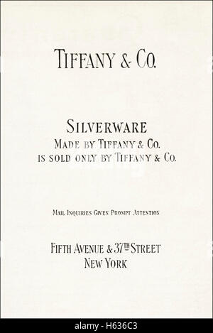 Tiffany & Co. advertisement, 1937. Artist: Unknown Stock Photo - Alamy