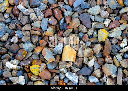gravel aggregate abstract background Stock Photo