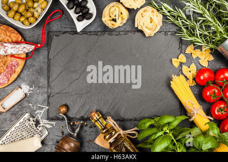 Italian food ingredients Stock Photo