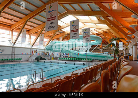 Clickimin Leisure centre Lerwick Shetland Isles that caters for swimming footbal running squah bowls and gym Stock Photo