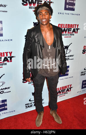 Brandon Mychal Smith attends the Celebrity Sweat ESPYS After Party at the Palm on July 15th, 2015 in Los Angeles, California. Stock Photo