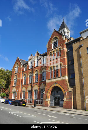 The old school building (formerly York Road School), York Way, King's Cross, London, England, UK Stock Photo
