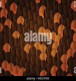 Snake Skin Scale Pattern  - Vector Illustration Stock Vector