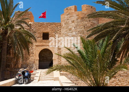 Bordj el Kebir fort in Houmt Souk, Djerba Tunisia Stock Photo